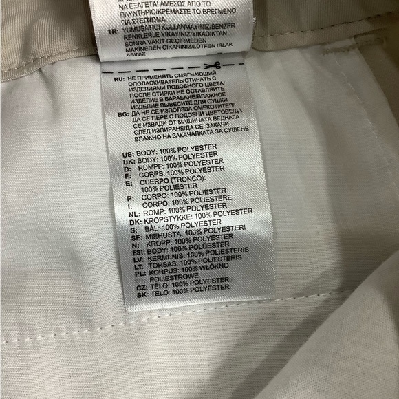 Women's Adidas 8 Medium Shorts Tan Golf Bermuda Chino Khakis Active Lightweight - Picture 8 of 9